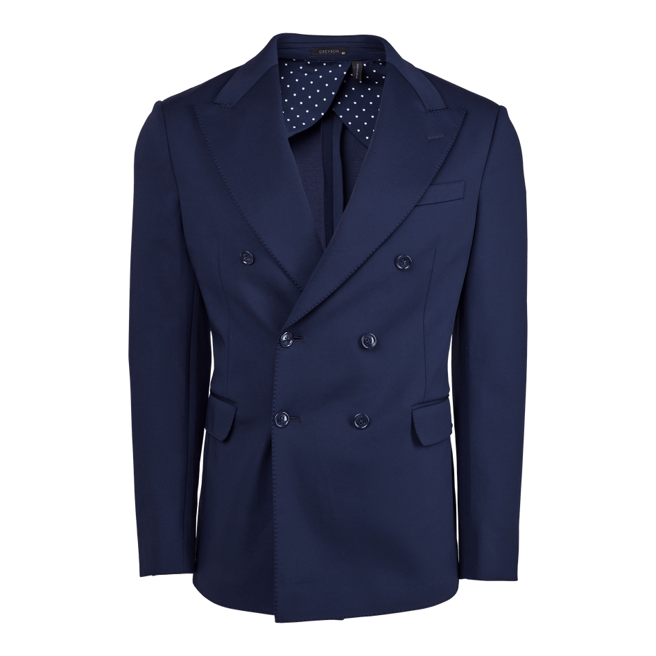 Greyson Clothiers Sequoia Double Breasted Sport Coat in MALTESE BLUE