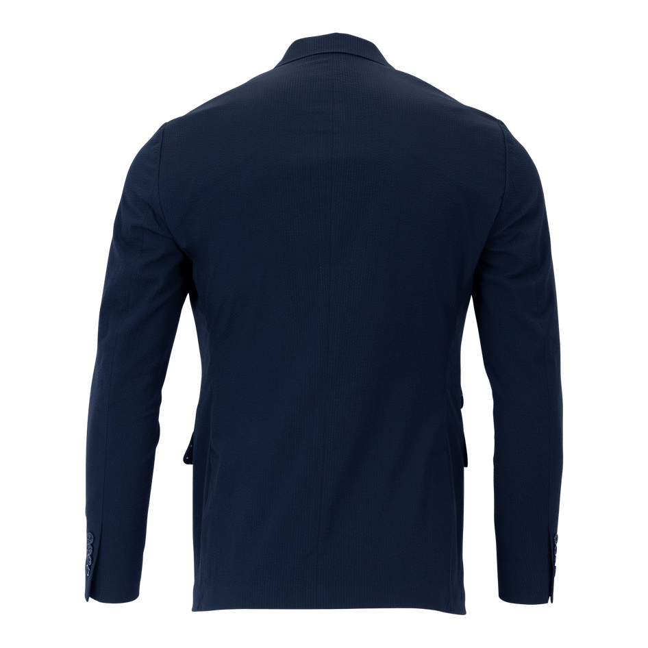 Greyson Clothiers Rhodes Seersucker Blazer in MALTESE BLUE