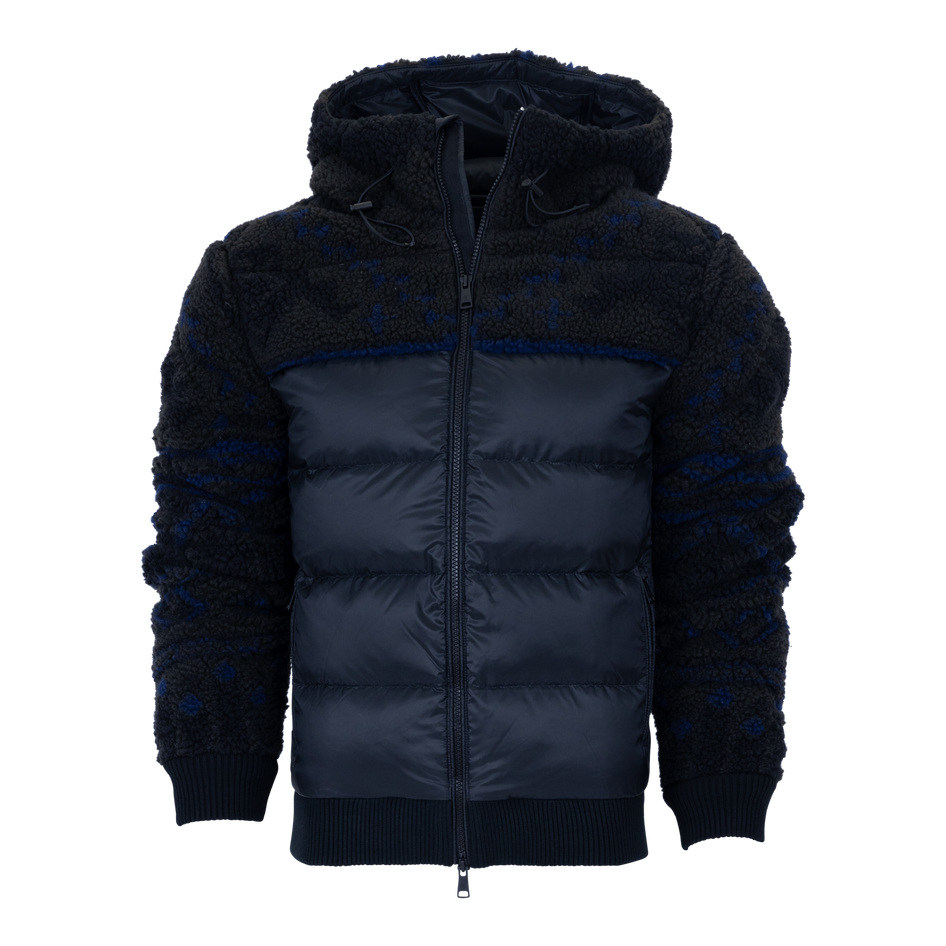 Greyson Clothiers Cody Sherpa Hybrid Hooded Jacket in SHEPHERD