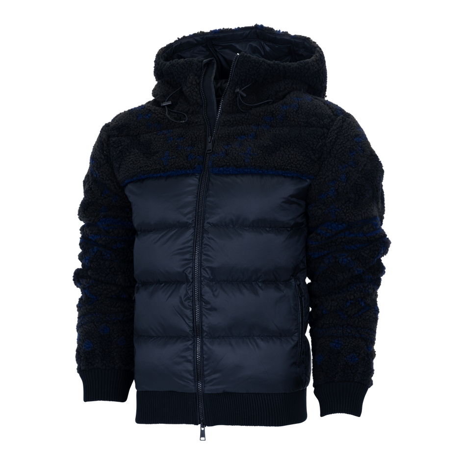 Greyson Clothiers Cody Sherpa Hybrid Hooded Jacket in SHEPHERD