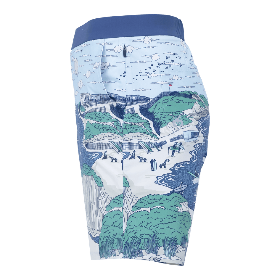 Greyson Clothiers Ditch Plains Superior Swim Short in OCEAN