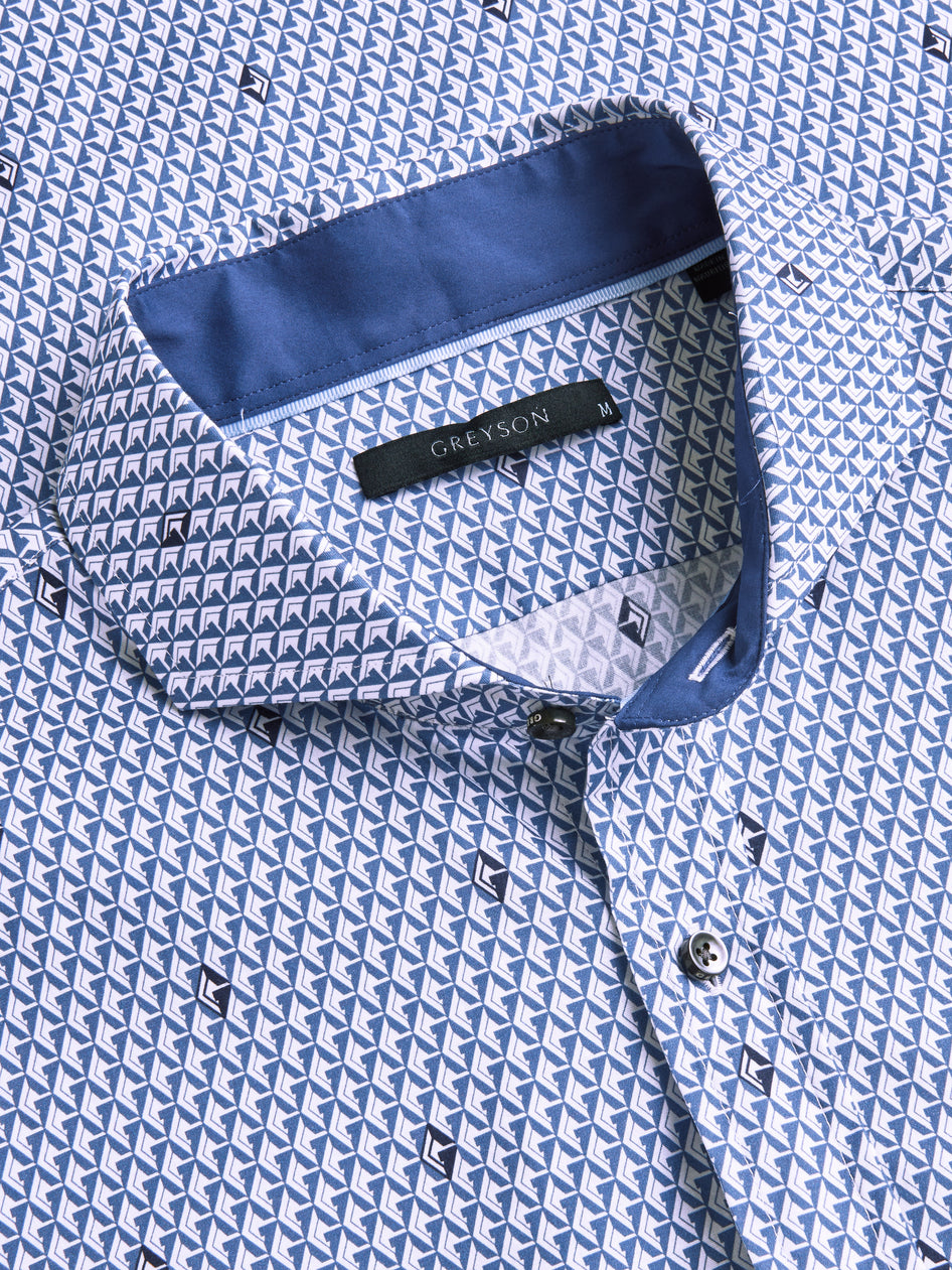 Greyson Clothiers Diamonds All Day Woodward Shirt in FALCON