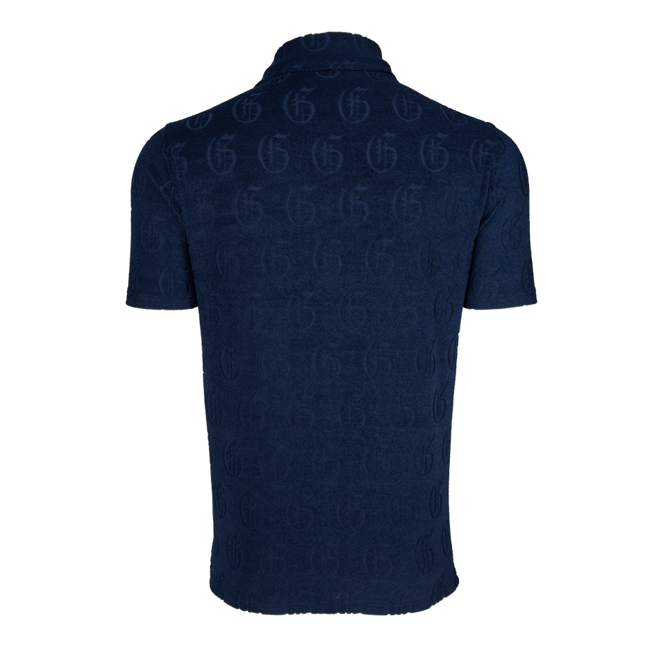 Greyson Clothiers Gothic "G" Jacquard Terry Short Sleeve Polo