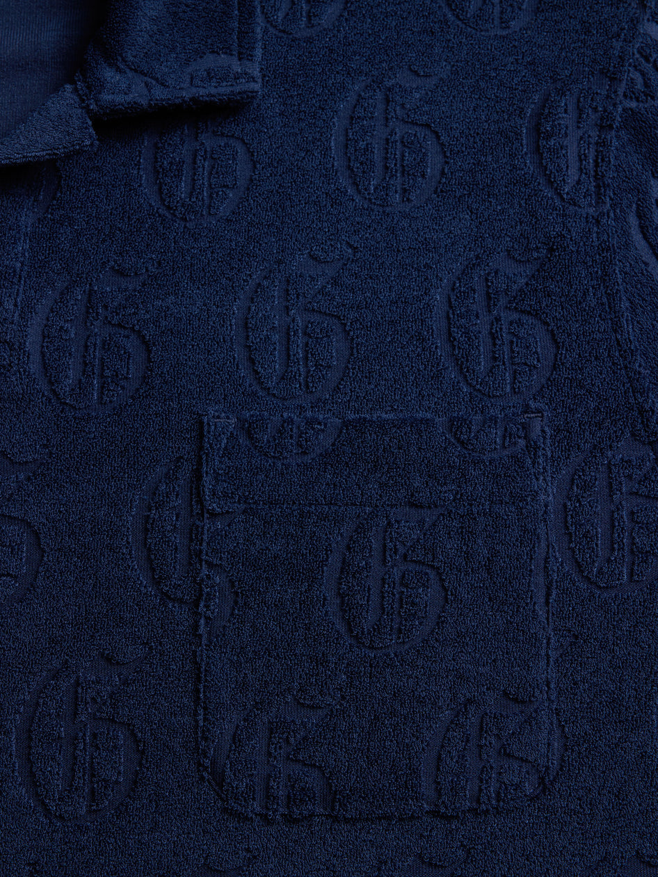 Greyson Clothiers Gothic "G" Jacquard Terry Polo