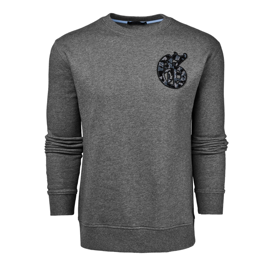 Greyson Clothiers Old English "G" Chenille Aspen Crewneck