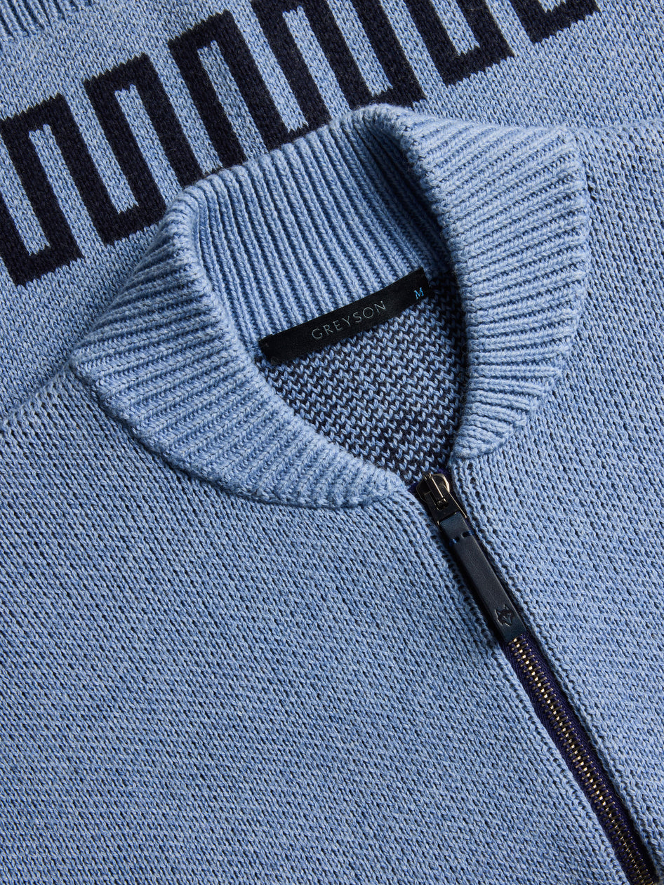 Greyson Clothiers Howling Moon Full-Zip Shawl Cardigan