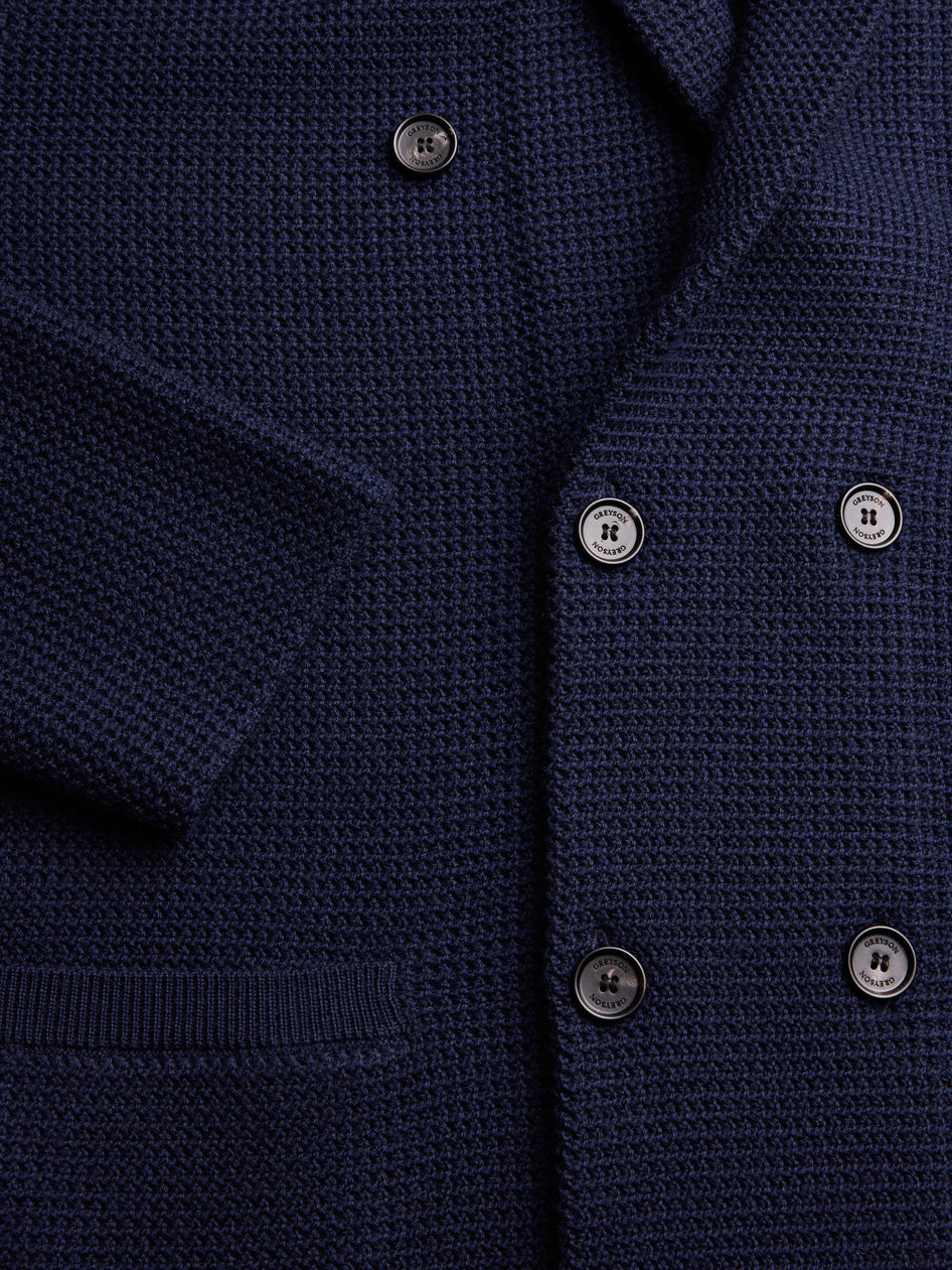 Greyson Clothiers Saratoga Double Breasted Blazer Cardigan