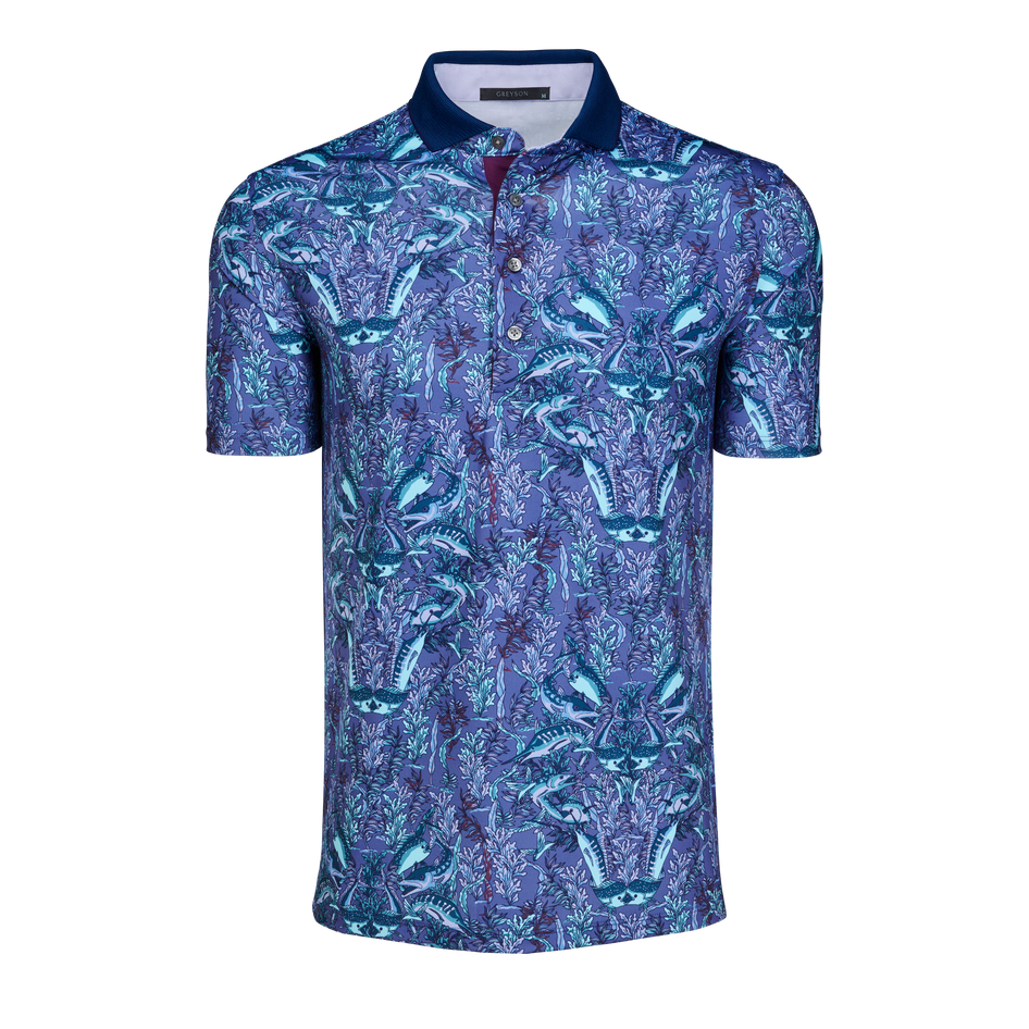 Greyson Clothiers Marlin Curiosities Short Sleeve Polo