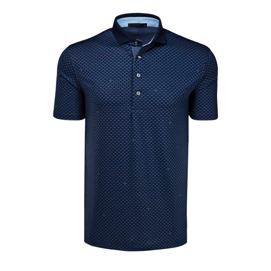 Greyson Clothiers Ponderous Wolf Short Sleeve Polo