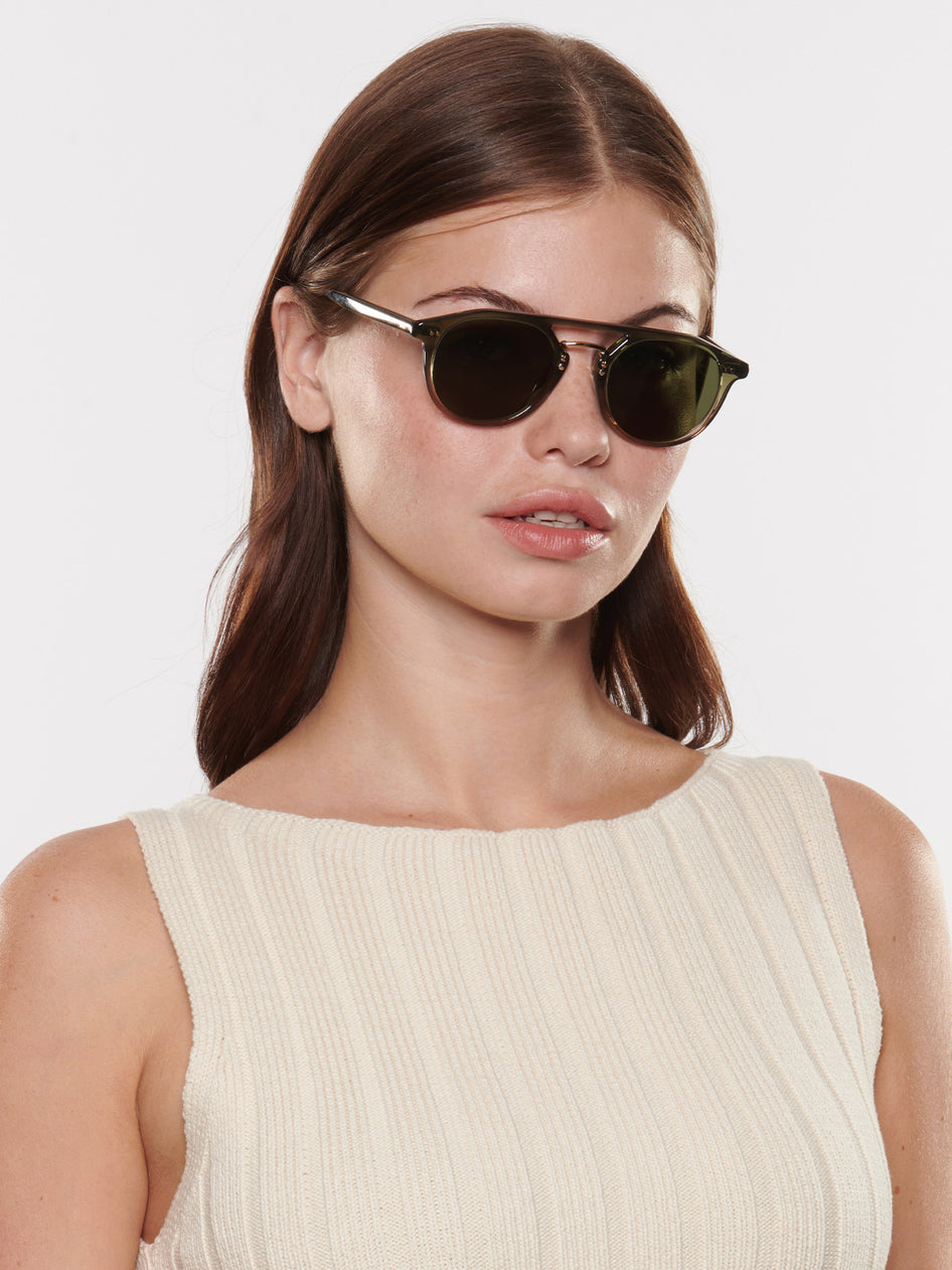 Greyson Clothiers GREYSON X KREWE Markle Sunglasses in VERDE 12K