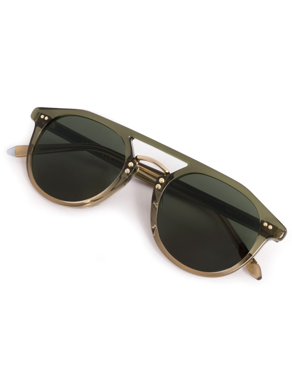 Greyson Clothiers GREYSON X KREWE Markle Sunglasses in VERDE 12K