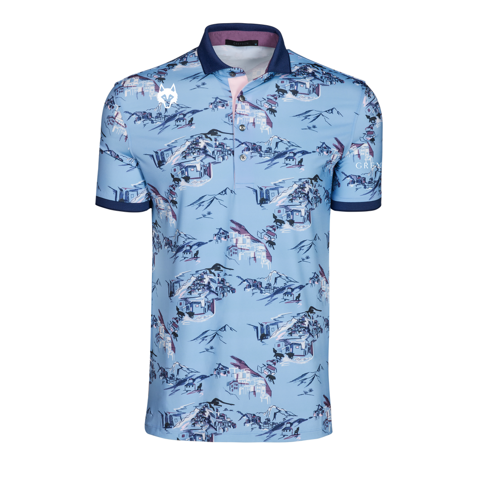 Greyson Clothiers Players Club In the Blues Short Sleeve Polo