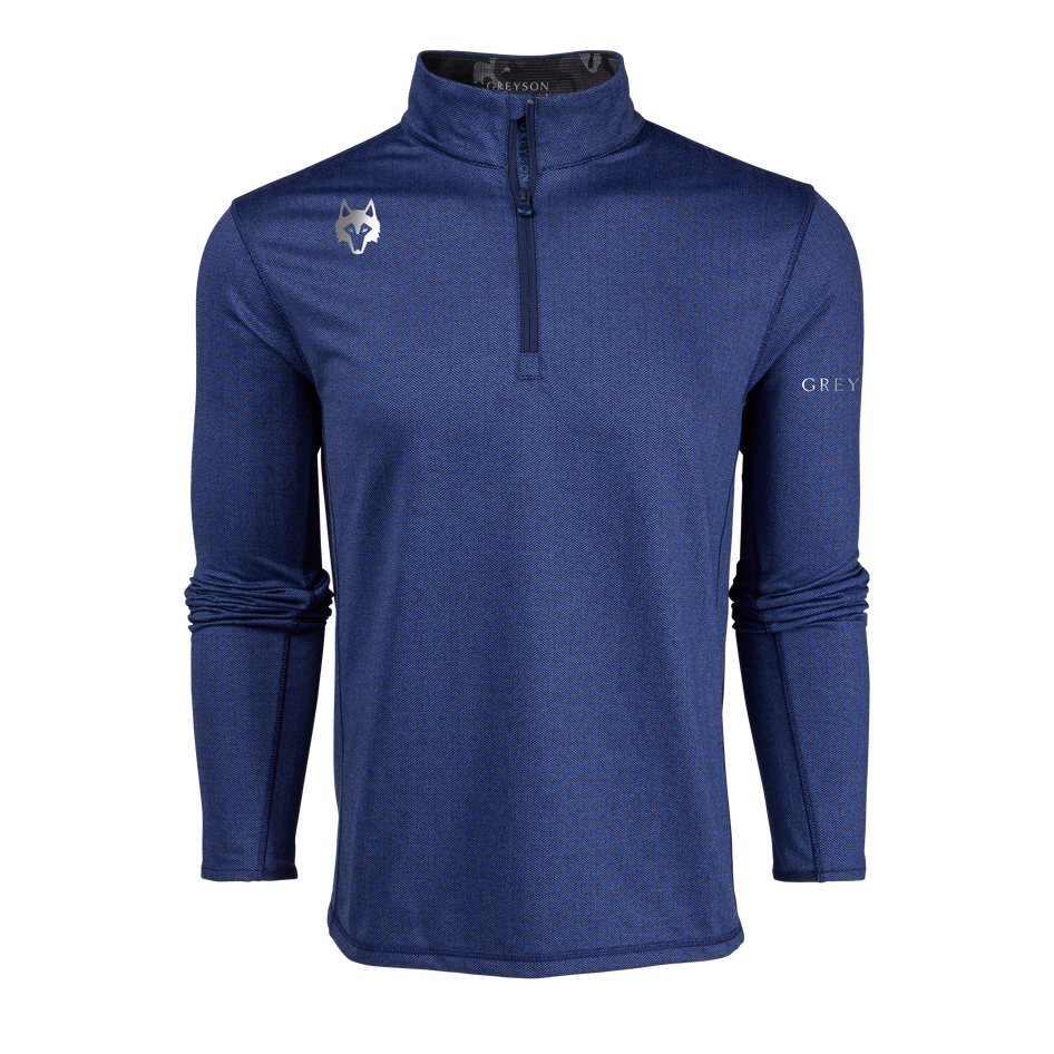 Greyson Clothiers Players Club Herringbone Tate Quarter-Zip