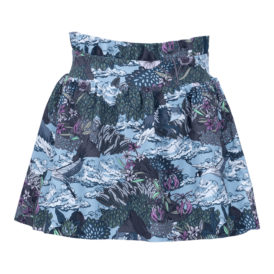 Greyson Clothiers Girl's In The Clouds Phoenix Skirt in WOLF BLUE