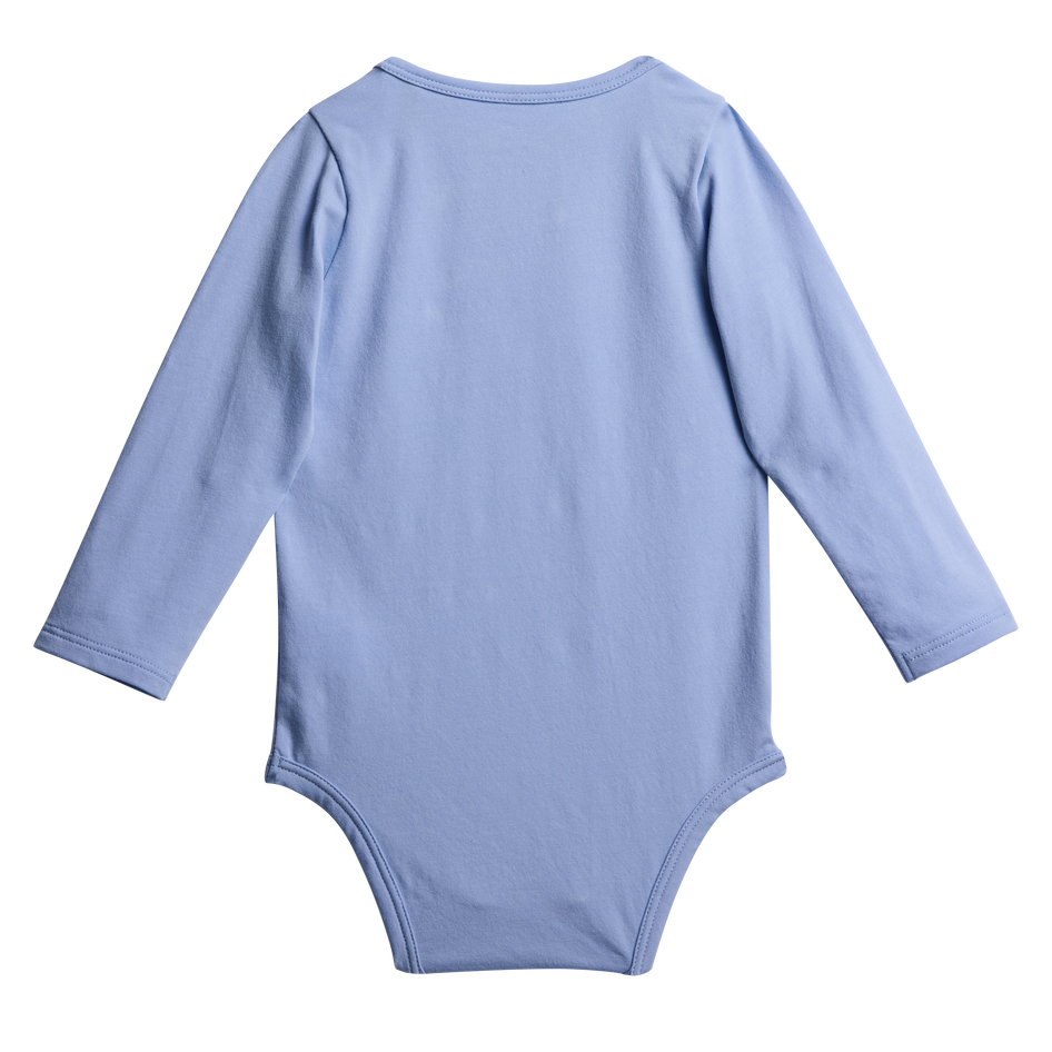 Greyson Clothiers Icon Pups Onesie in WOLF BLUE