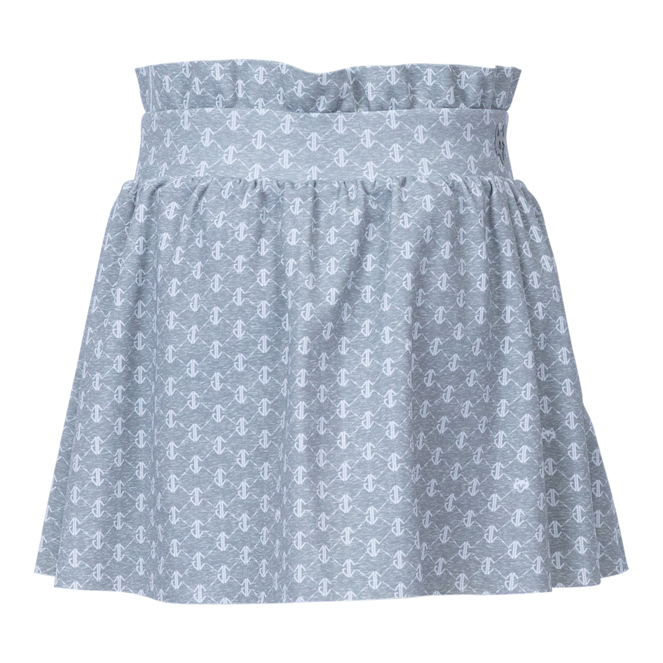 Greyson Clothiers Girl's Wolf Links Phoenix Skirt in GREY HEATHER