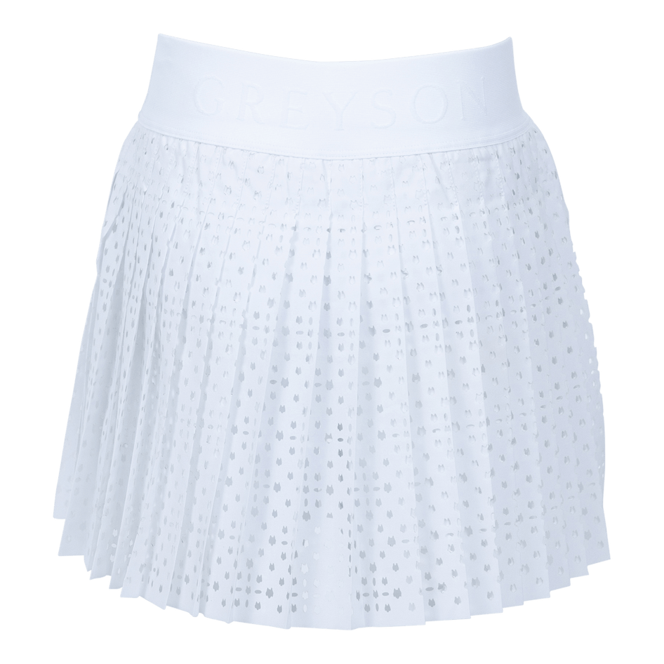 Greyson Clothiers Girl's Laser Cut Leo Skirt in ARCTIC
