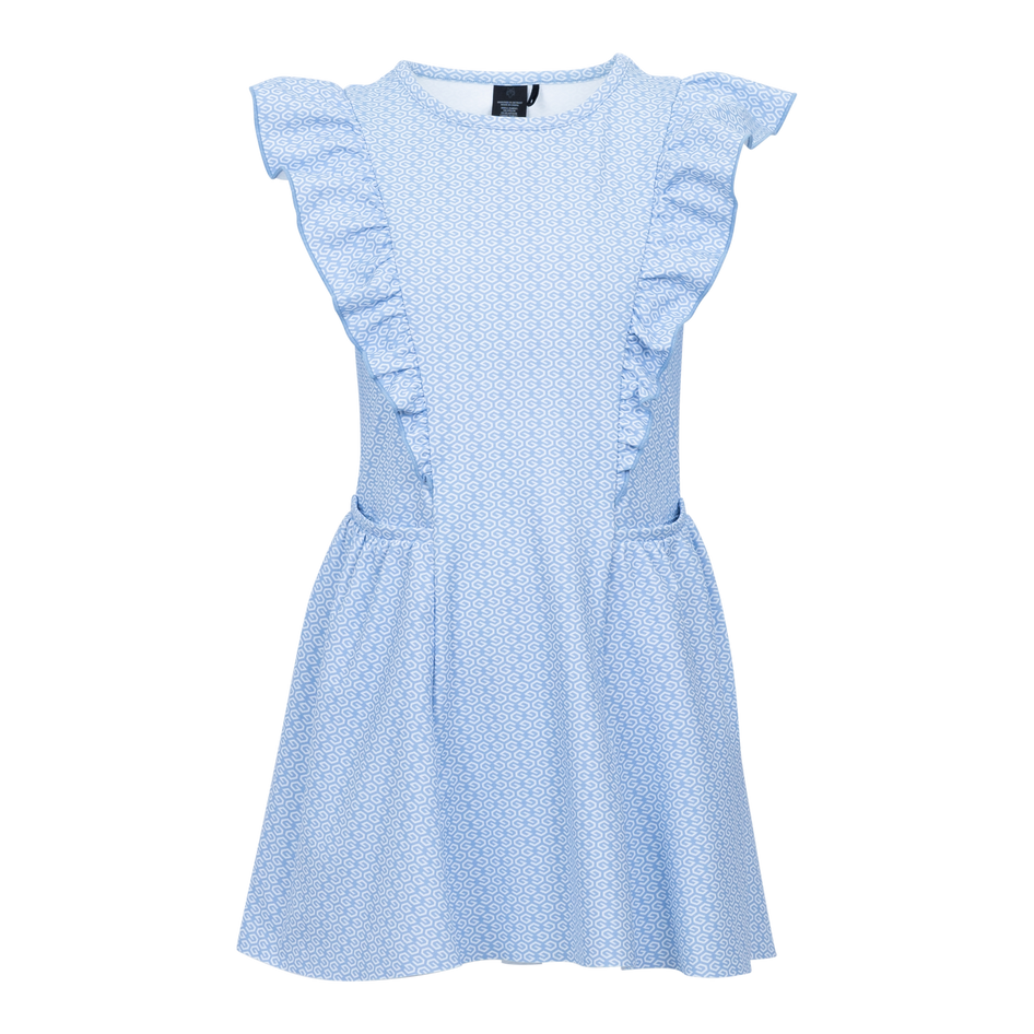 Greyson Clothiers Girl's River Wild Phoenix Dress in WOLF BLUE