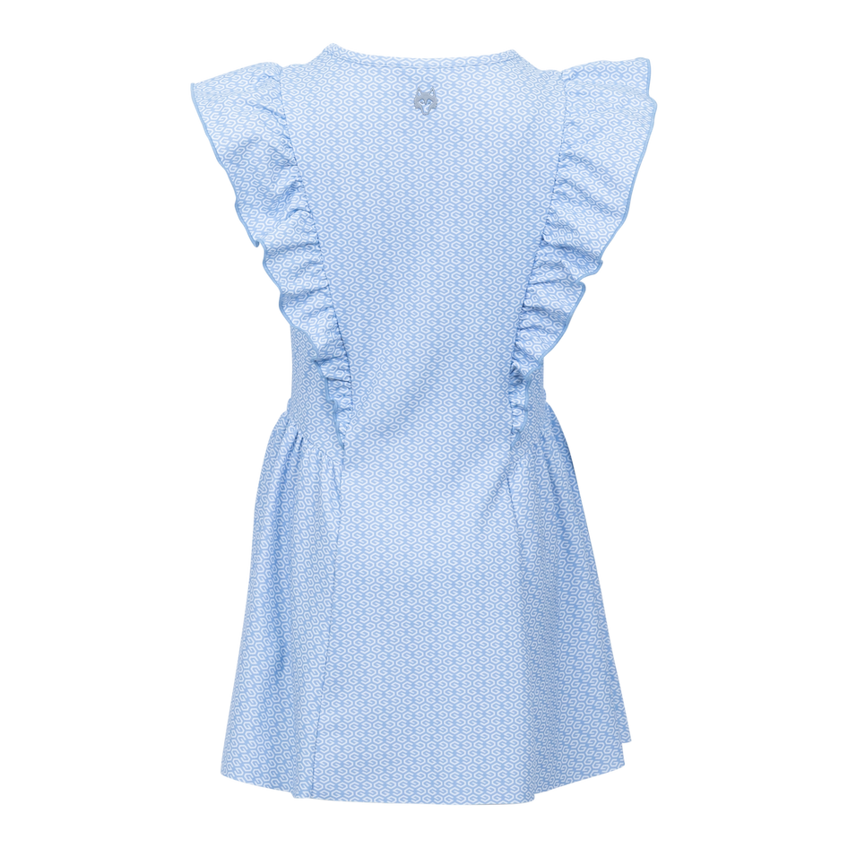 Greyson Clothiers Girl's River Wild Phoenix Dress in WOLF BLUE