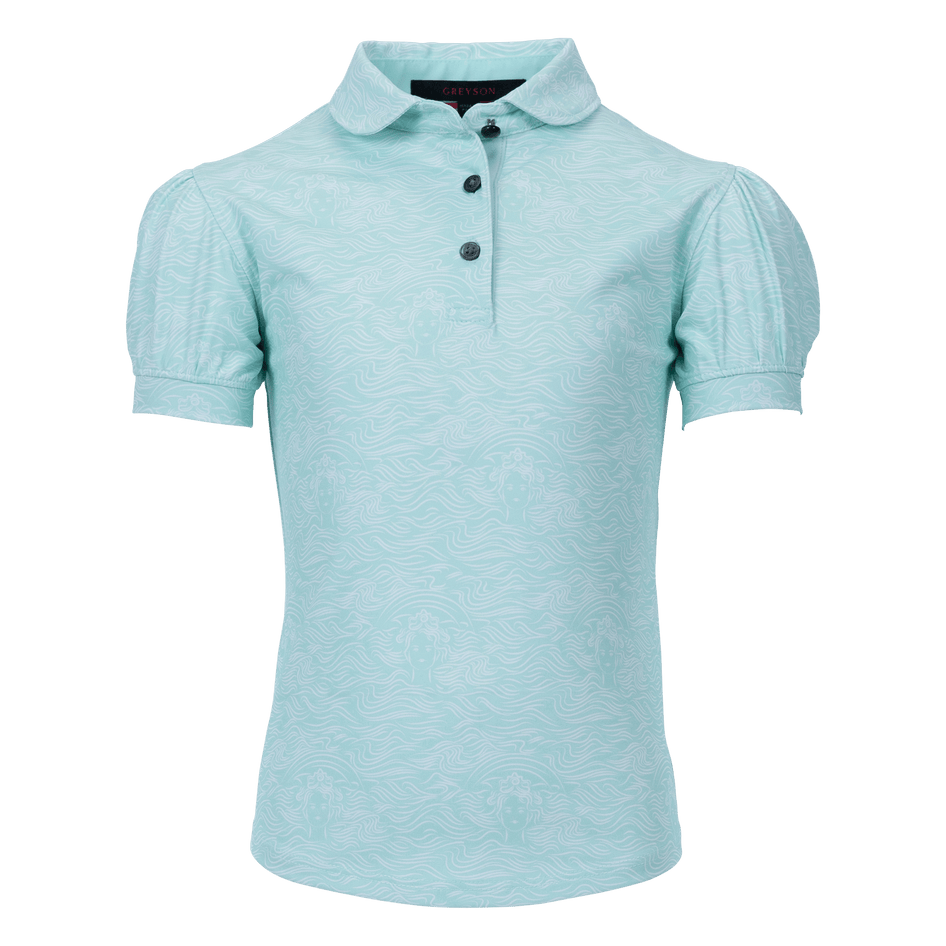 Greyson Clothiers Girl's Goddess of the Sea Scarlett Polo in AURORA