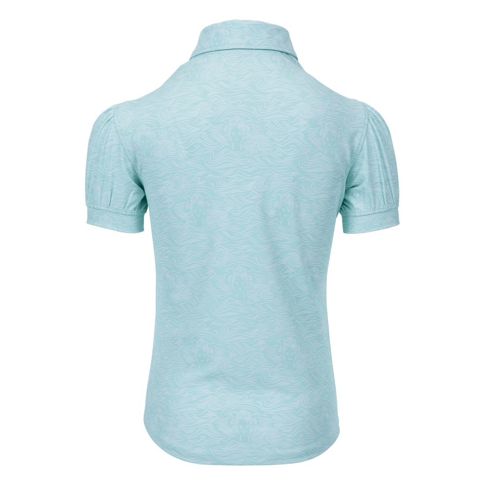 Greyson Clothiers Girl's Goddess of the Sea Scarlett Polo in AURORA