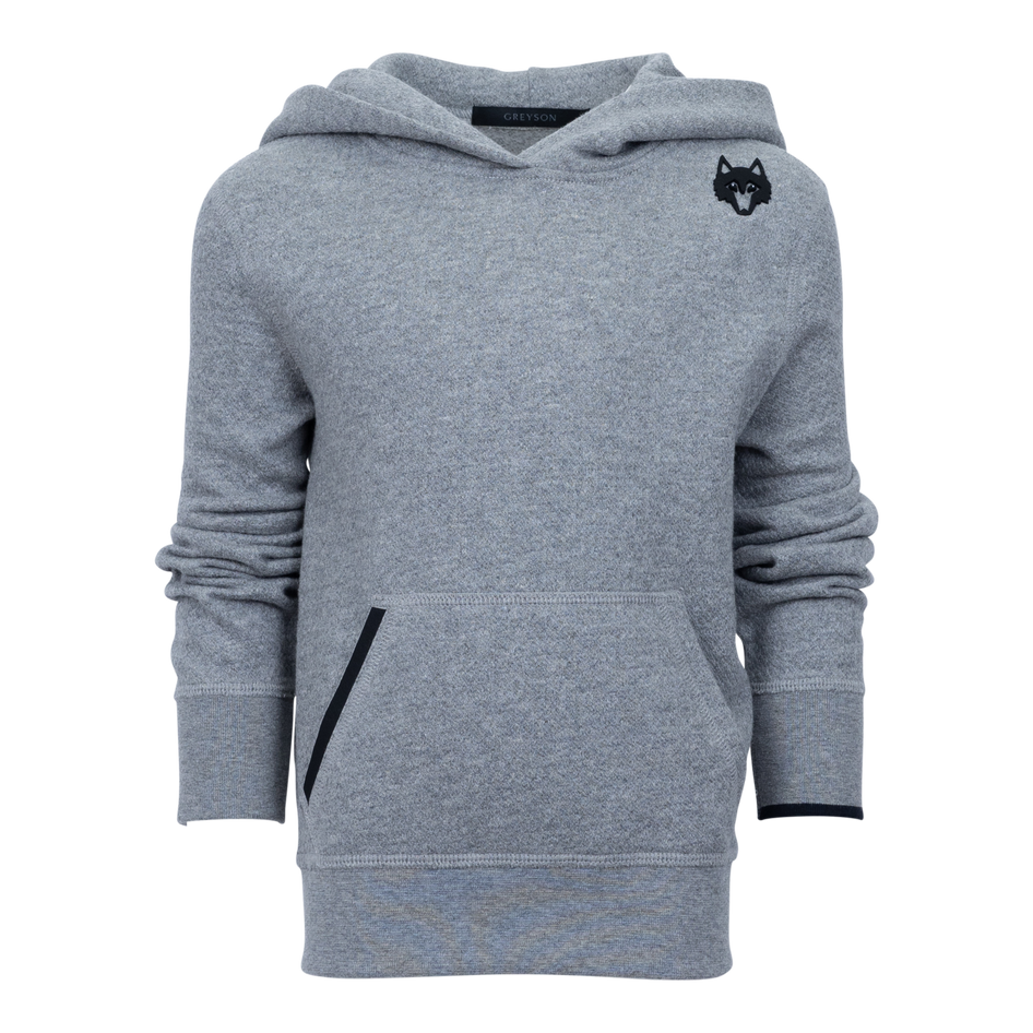 Greyson Clothiers Boy's Bleeker Hoodie in LIGHT GREY HEATHER