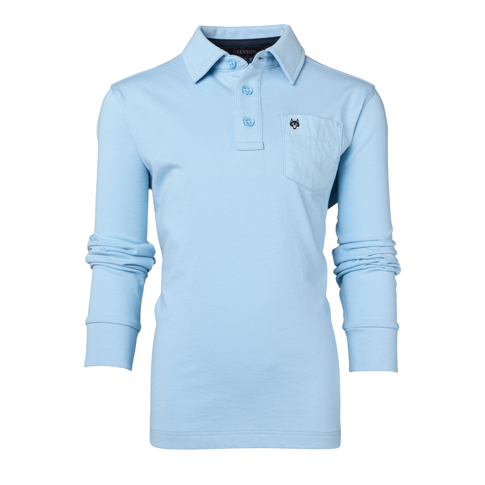 Greyson Clothiers Boy's Spirit Icon Long Sleeve Polo