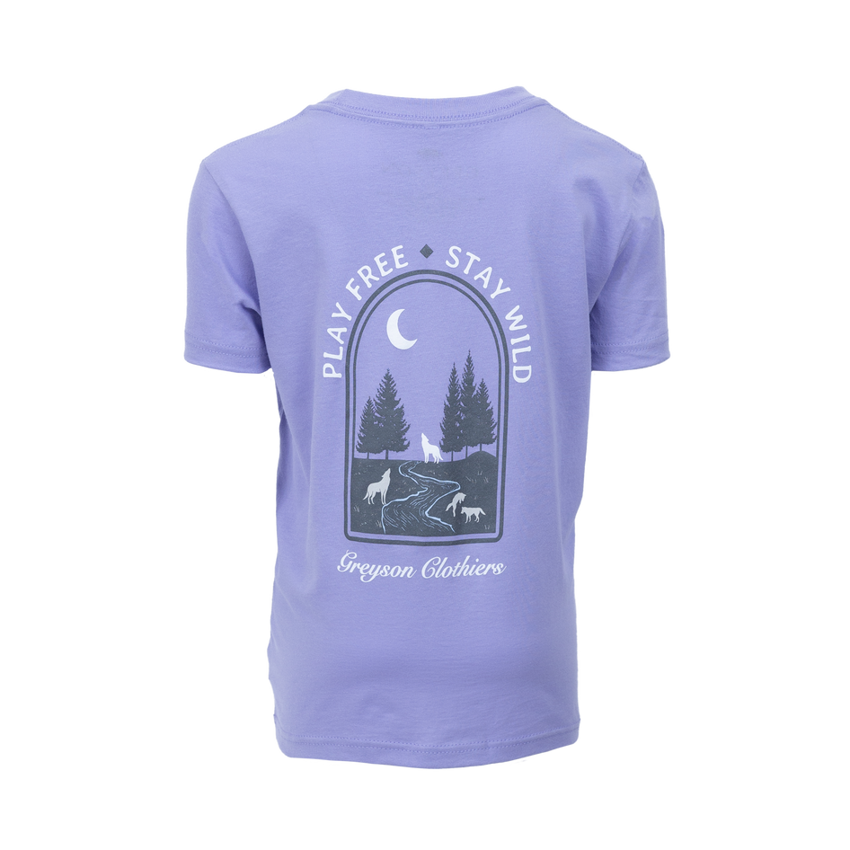 Greyson Clothiers Youth Play Free Scarlett Tee in WINDFLOWER