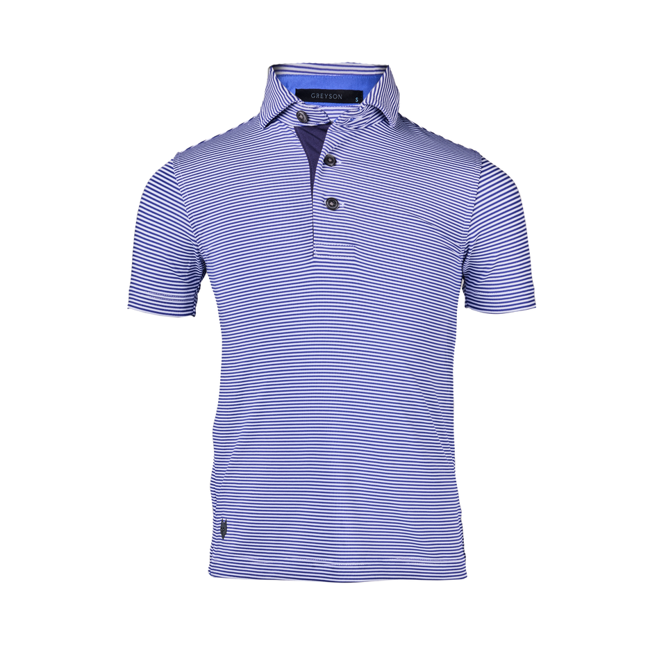 Greyson Clothiers Boy's Saranac Polo in TWILIGHT