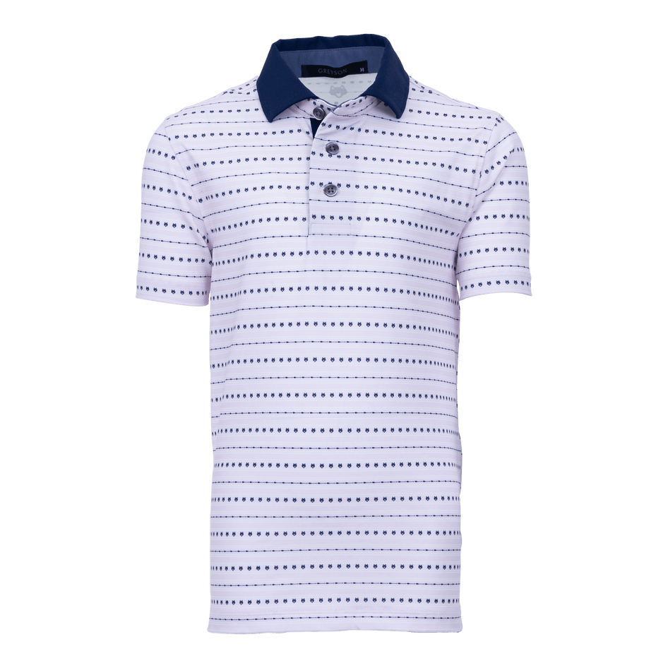 Greyson Clothiers Boy's Path Less Traveled Polo in ROSEMARY