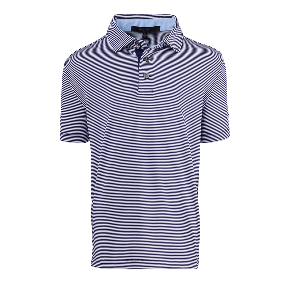 Greyson Clothiers Boy's Saranac Short Sleeve Polo