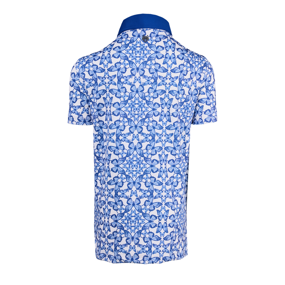 Greyson Clothiers Boy's Blue Migration Polo