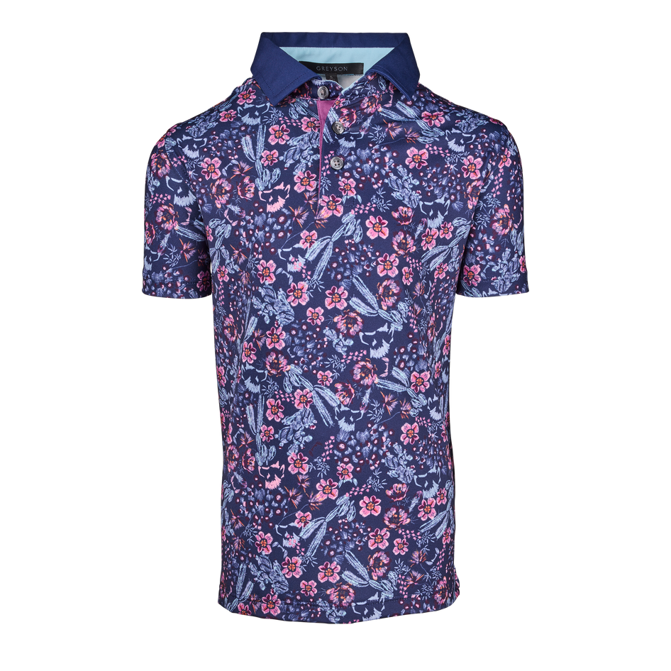 Greyson Clothiers Boy's Desert Floral Polo