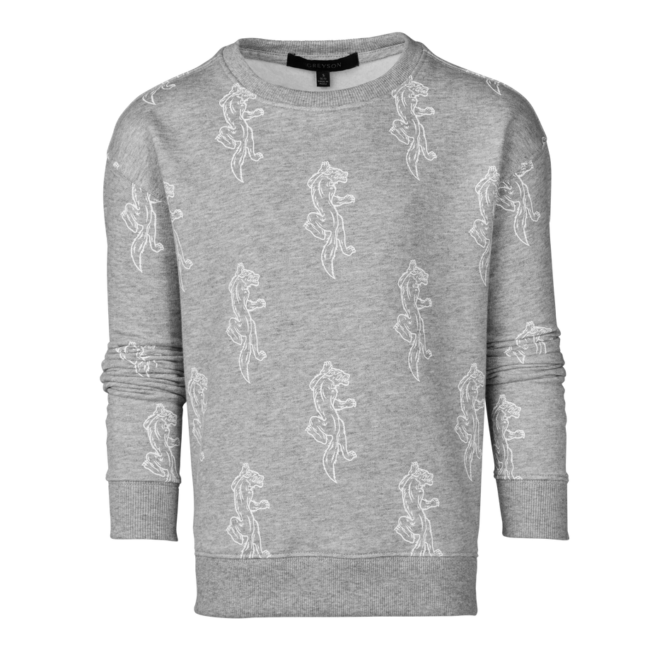 Greyson Clothiers Youth Climbing Wolf Crewneck Sweatshirt