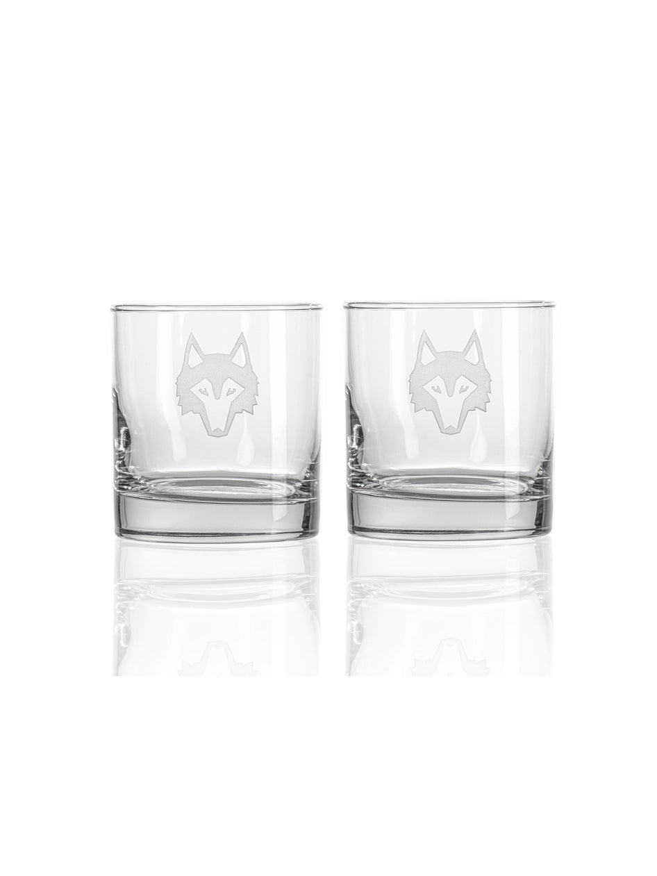 Greyson Clothiers Icon On The Rocks Glass Set in CLEAR