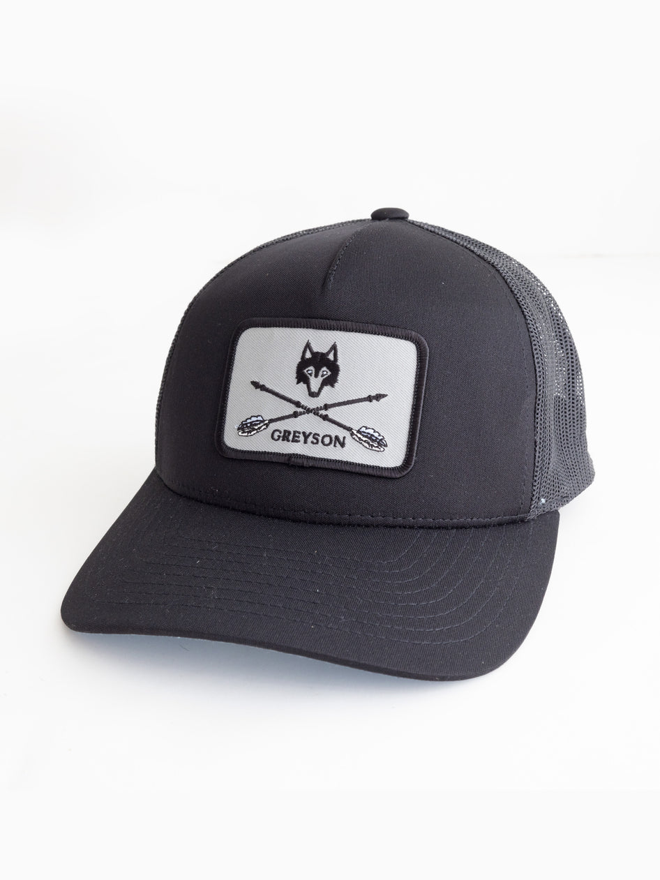 Greyson Clothiers Arrow Wolf Trucker Hat in SHEPHERD