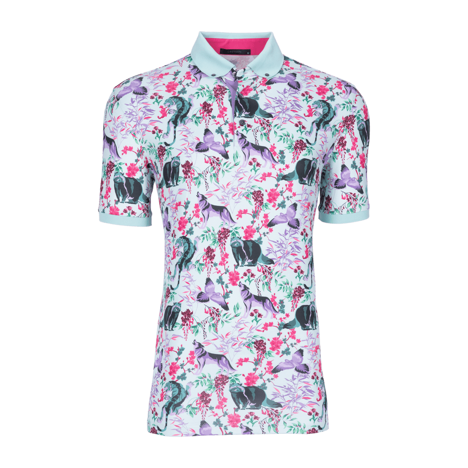 Greyson Clothiers Divine Nirvana Polo in SKYSTONE